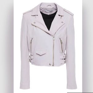 iro • pale lavender lambskin ashville jacket
